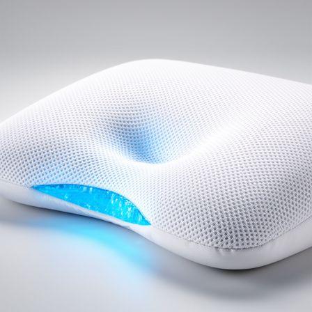 Internal view of cooling gel pillow tech
