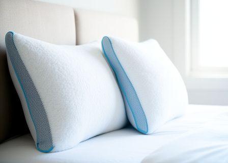Ergonomic cooling pillow